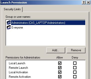 Launch Permission