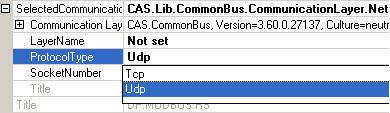 Using UDP/TCP as transport for Modbus RTU telegrams