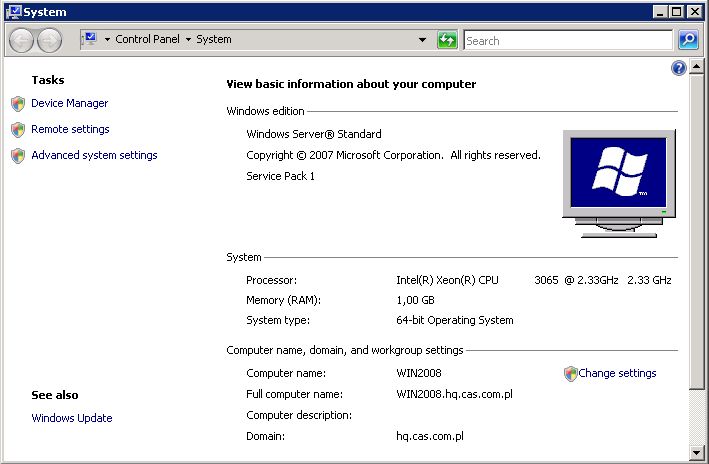 System information