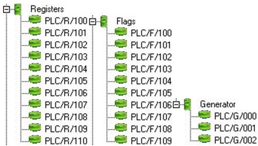 Demo Configuration OPC Tags and Groups