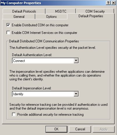 Computer Default Properties