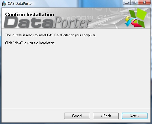 Confirmation dialog box