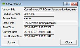OPCViewer Server Status