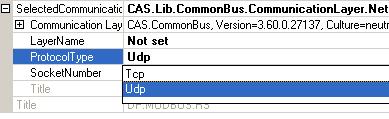 UDP/TCP as transport for SBUS RS telegrams