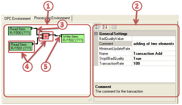 OPC Viewer Transactioneditor