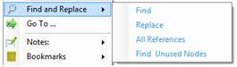 Menu Edit Find And Replace